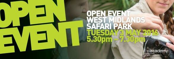 West Midlands Safari Park Open Event 3rd May 5.30pm – 7.30pm